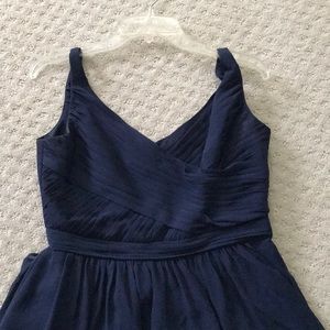 David’s Bridal marine bridesmaid dress